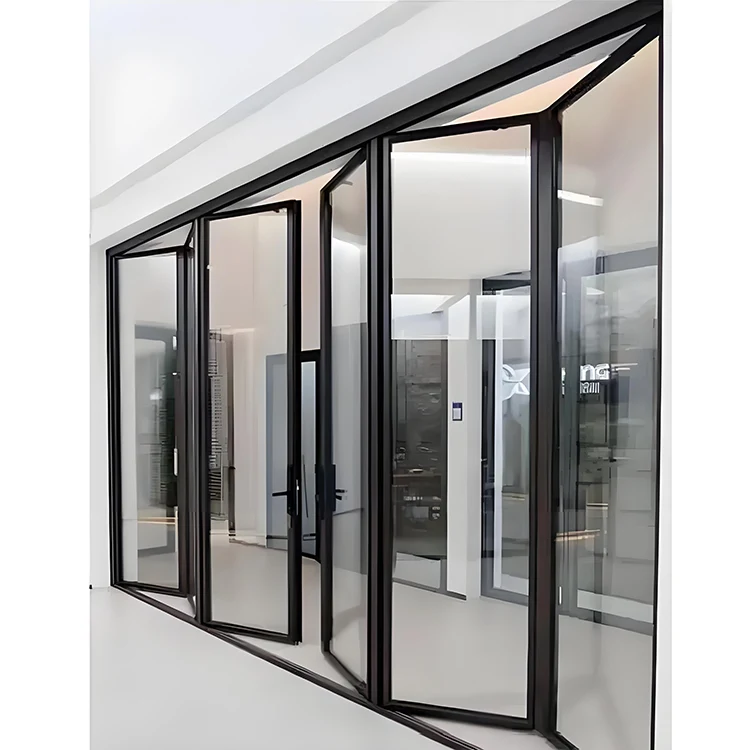 Aluminium glazen vouwdeur
