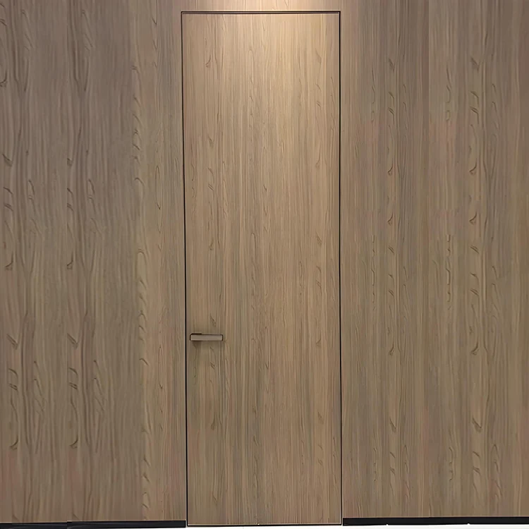 Verzonken deur met verborgen frame Verzonken deur met verborgen frame