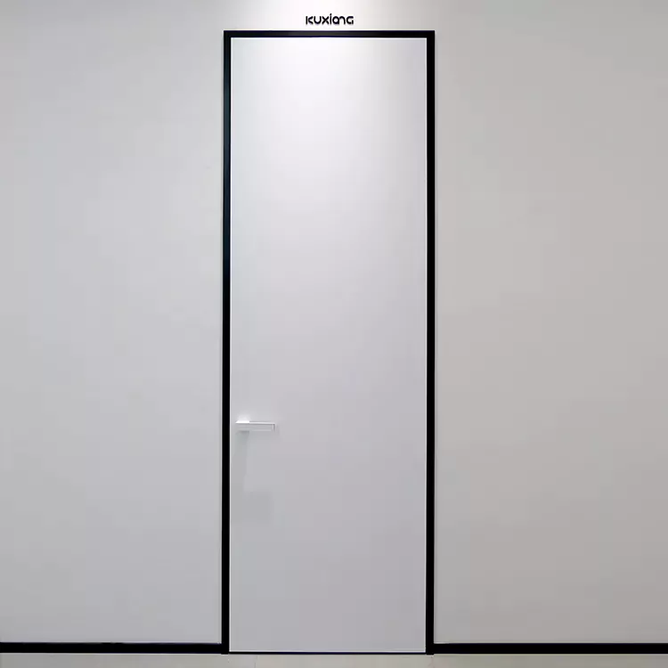 Verfvrije moderne houten draaideur Verfvrije moderne houten draaideur